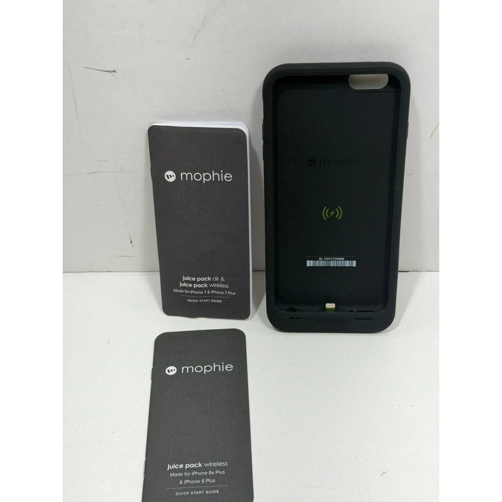 Mophie Juice Pack Wireless Battery Case for iPhone 6 Plus 6s Plus Black JPW-IP6P